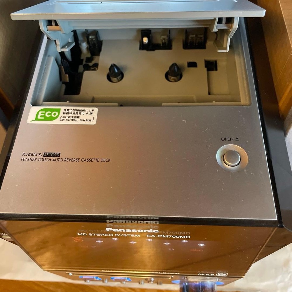 Panasonic SA-PM700MD CD MD Cassette Stereo System Remote Japan
