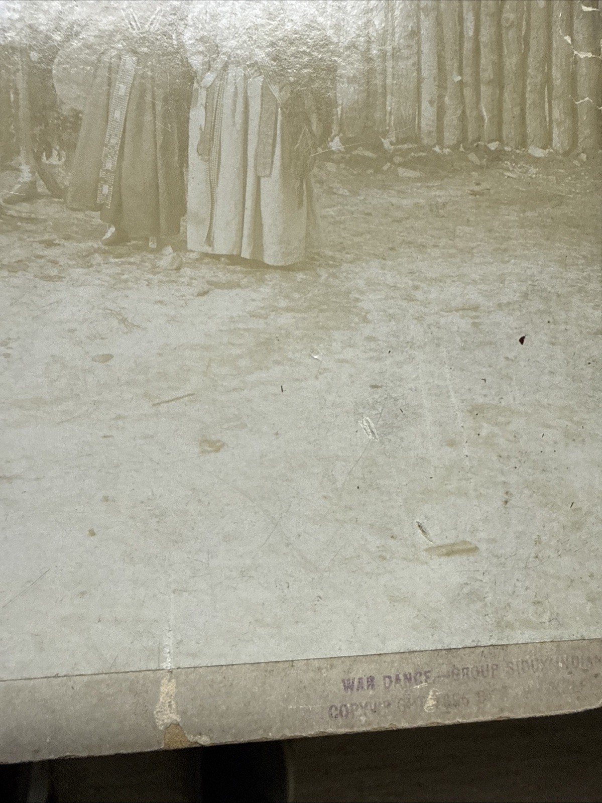 1886 Vintage Sioux War Dance Photo CDV Dress Outfit Native American Ceremony