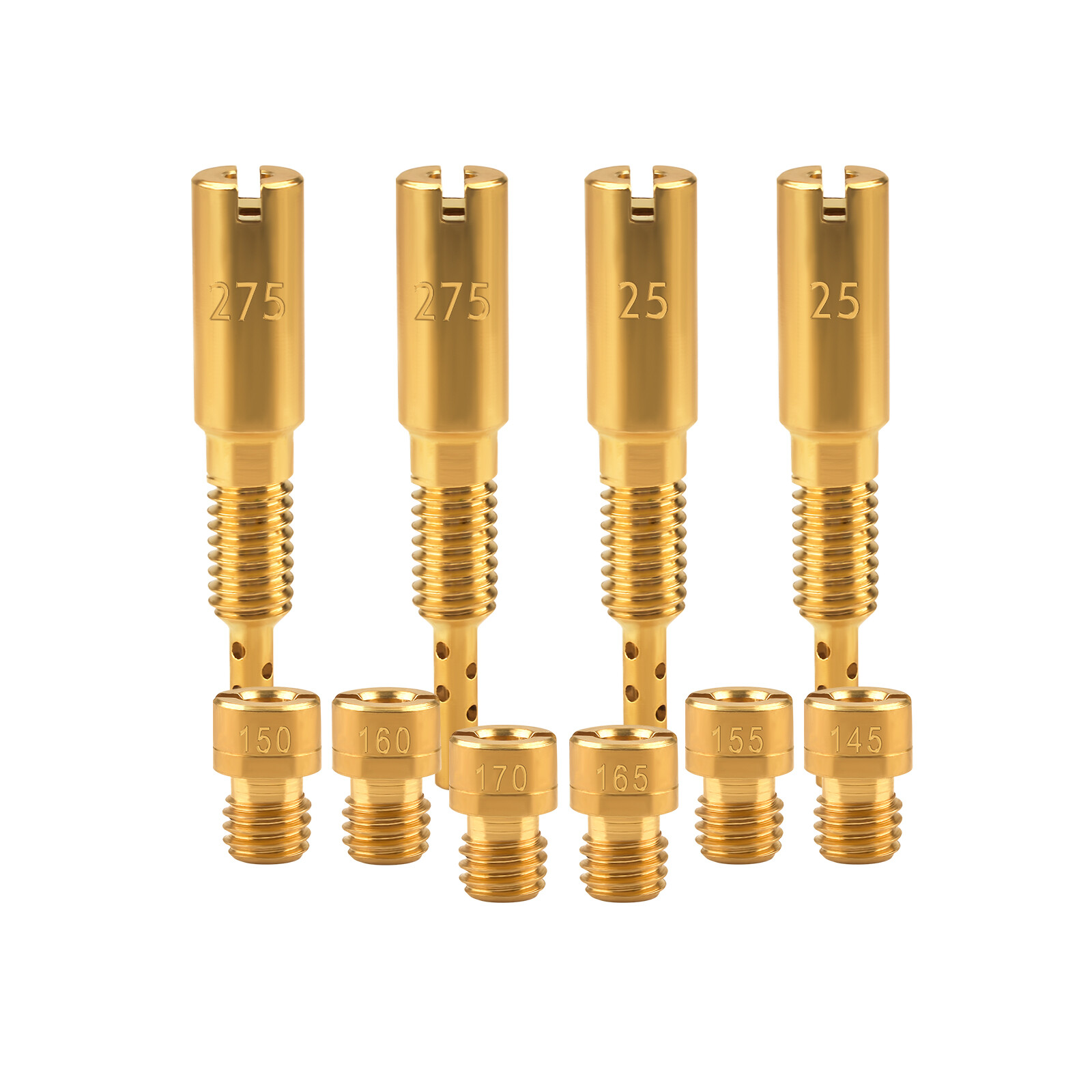 Carb Multi Jet Kit YFM660R Pilots 25/27.5 Mains 145-170 For 2001-05 Raptor 660R