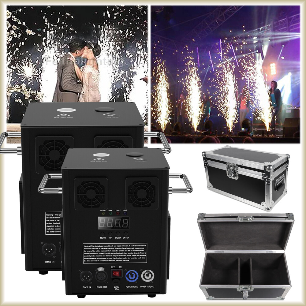 U'KING Cold Spark Machine 700W Stage Effect DMX Firework DJ Event Party Wedding