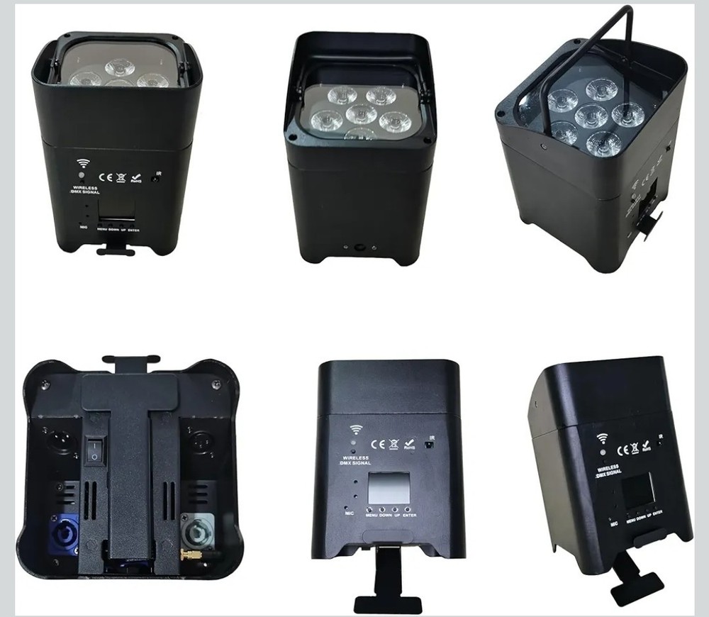 Battery Powered Uplights Rechargeable Stage Lights