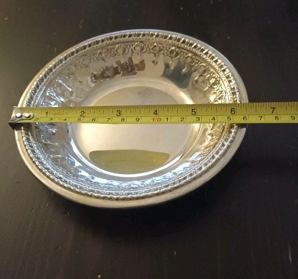 VTG Reed & Barton Silver Plate Diameter 6,25 In Style USA Excellent