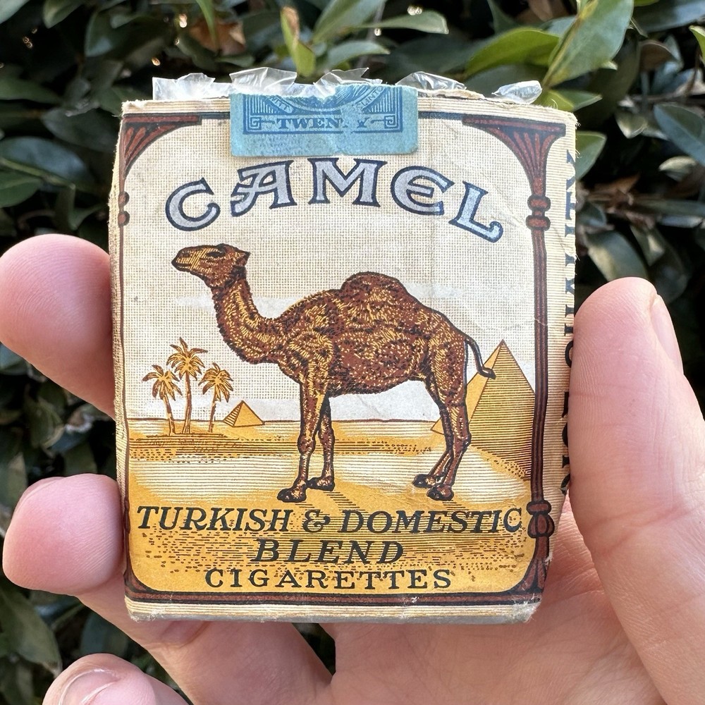 EMPTY EMPTY WWII WW2 Era US 1940s Camel EMPTY Pack - NO CONTENTS