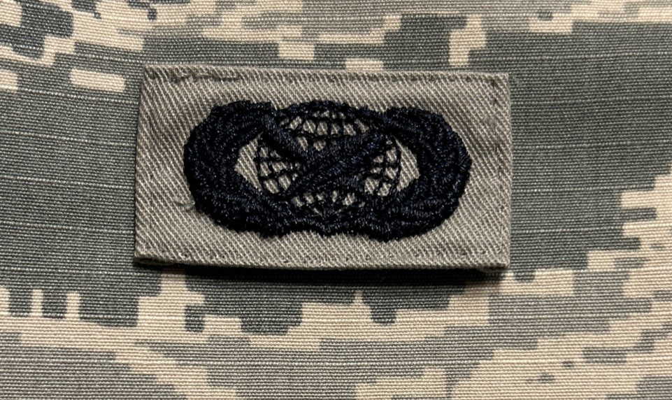 US Air Force Basic Public Affairs Badge ABU Sew-On USAF