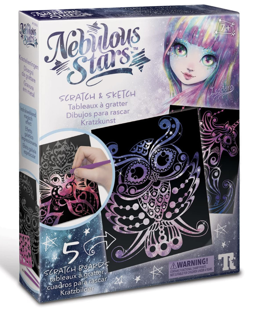 Nebulous Scratch & Sketch Art Design Kit