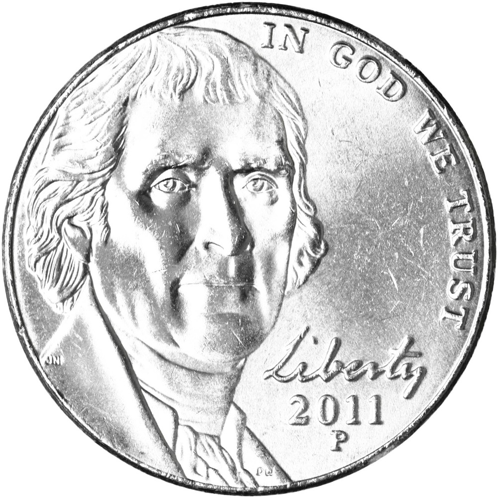 2011 P Jefferson Nickel BU Coin