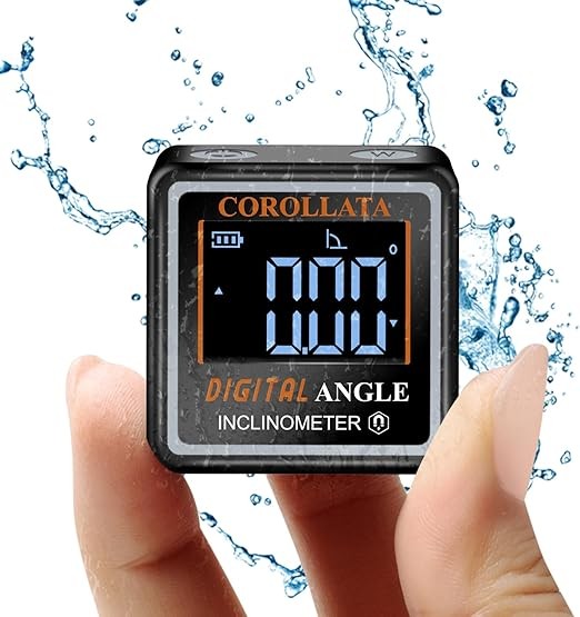 Ultra Small Digital Angle Finder Magnetic Level, Rechargeable Angle Cube, Table