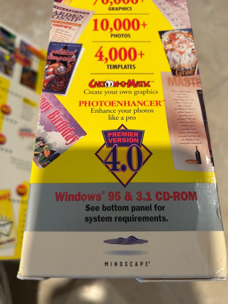 Printmaster Premier publishing suite 7.0 Windows 95/98 software