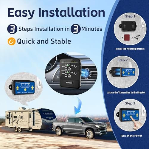 Wireless RV Leveling System, Smart Electronic Camper Leveler, Automatic