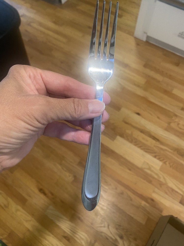 Oneida Sand Dune Silver 47 Piece Stainless Flatware Set