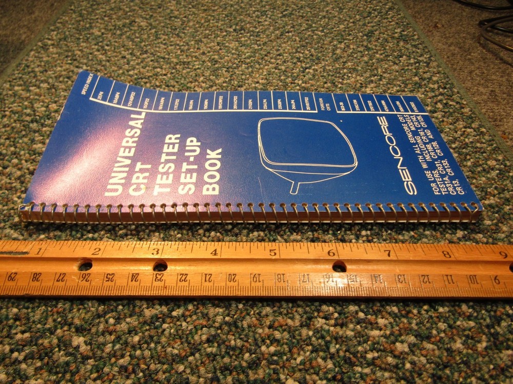 Sencore Universal CRT Tester Set-Up Manual