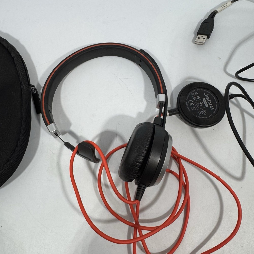 Jabra Evolve 40 Wired Stereo USB Headset W/ Controller ENC010