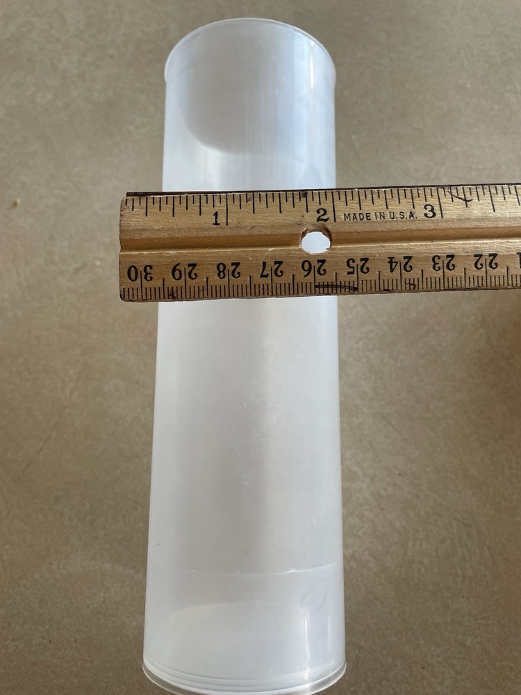 10 Crystal Light Plastic Containers for Arts and Crafts/Storage