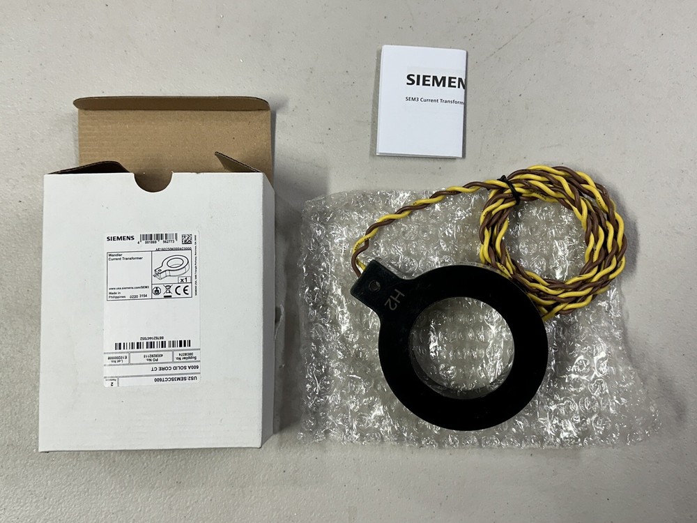 SIEMENS SEM3SCCT600 600A Solid Core CT Wandler Current Transformer NEW