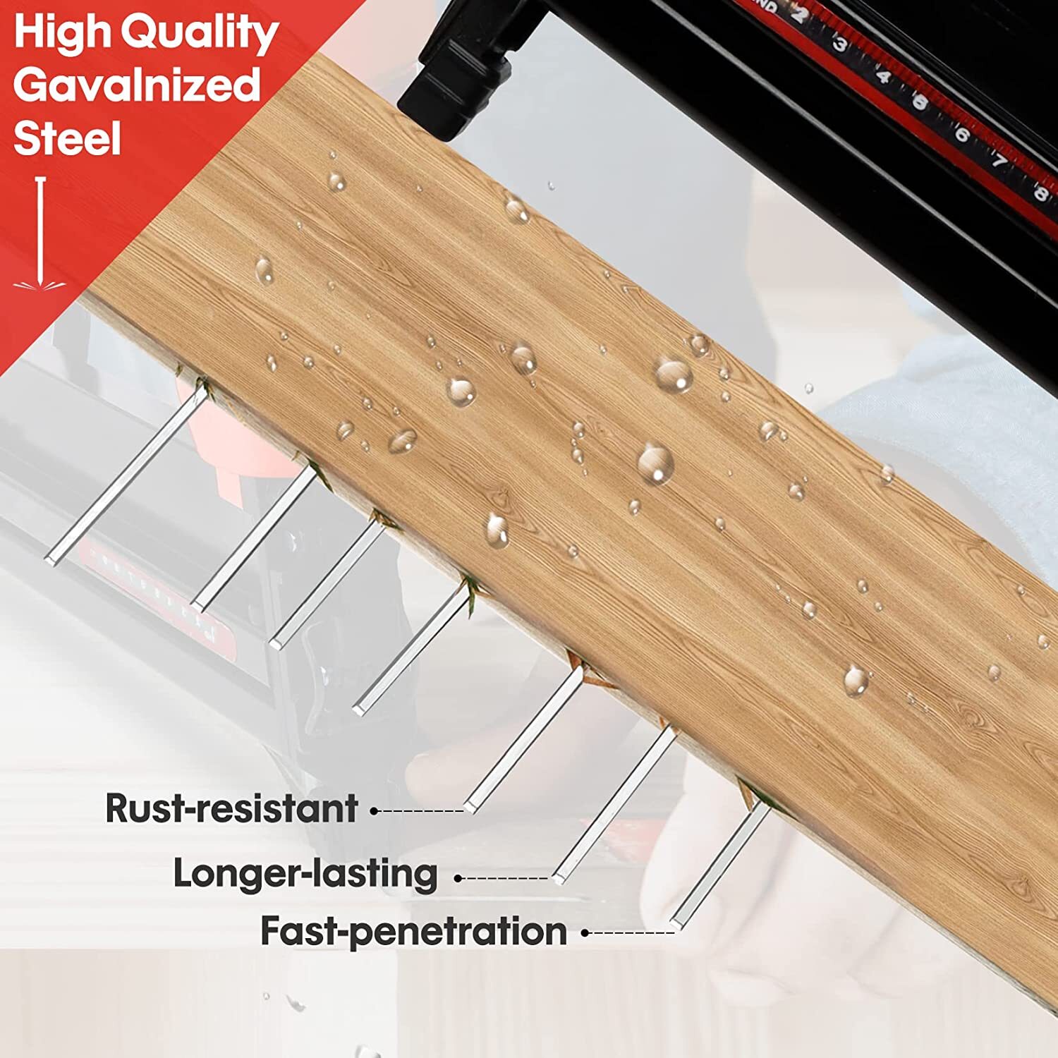 SHALL 16 Gauge Finish Nails, 2000-Count (1-1/4, 1-1/2, 2, 2-1/2 Inch),T-series