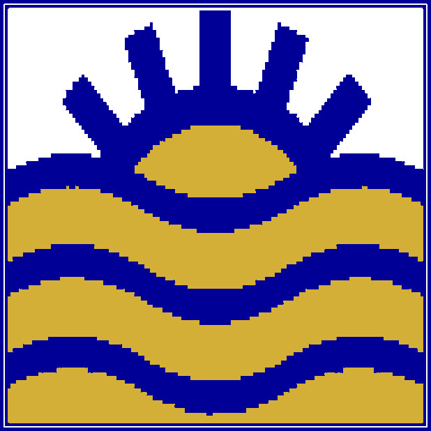 30 Custom Simple Blue Sunset Art Personalized Address Labels