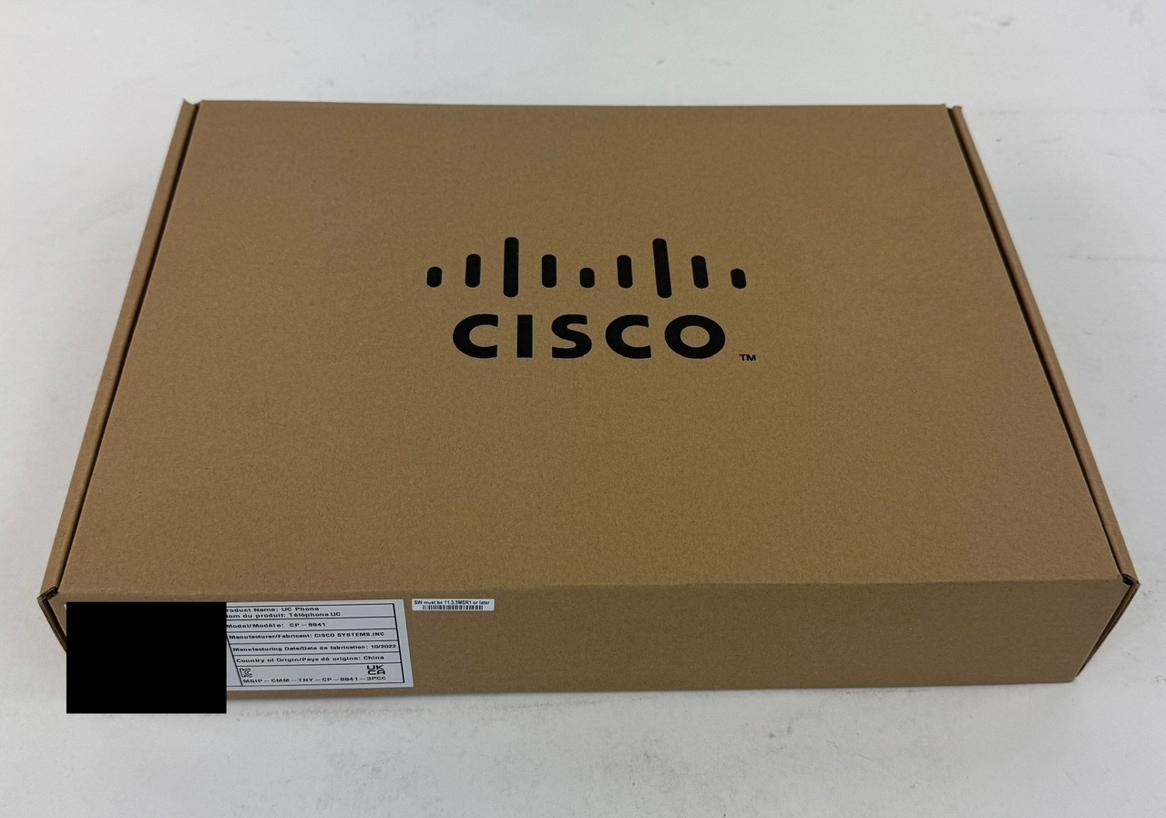 Cisco 8841 IP Phone with Multiplatform Firmware 3PCC (CP-8841-3PCC-K9=) - New
