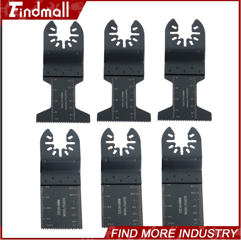 Findmall 23Pcs Titanium & Carbide Oscillating Multitool Blades for Hard Material