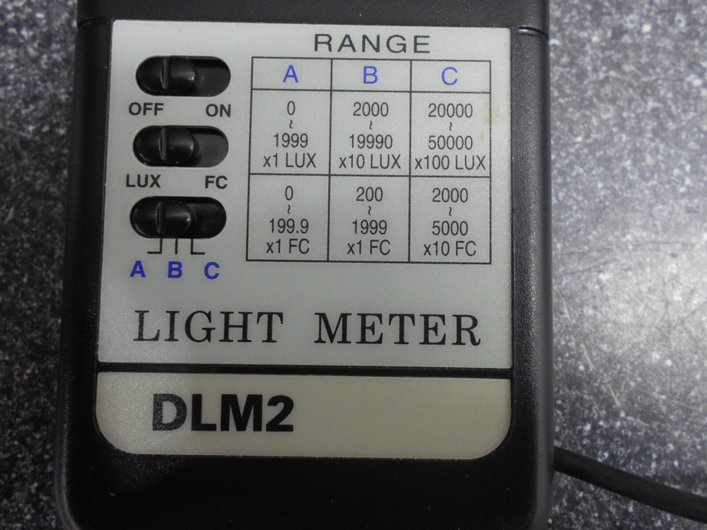 DIGITAL LIGHT METER DLM2