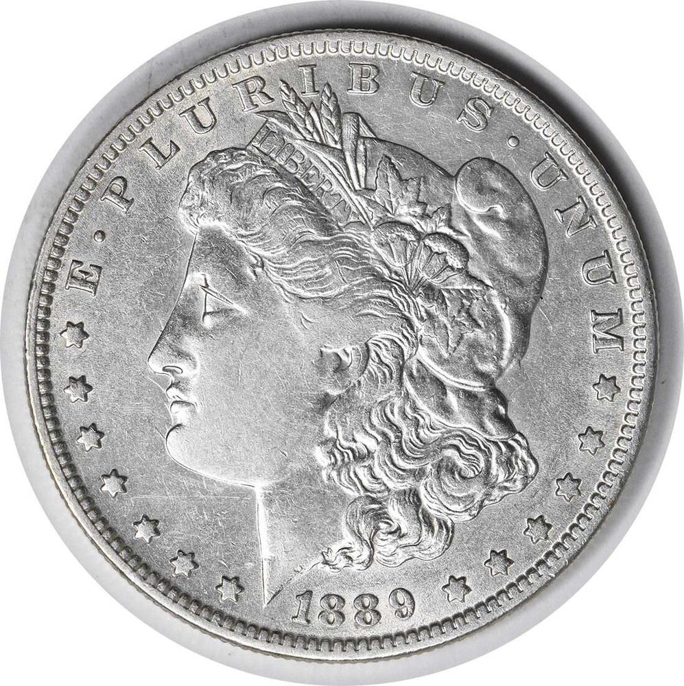 1889-O VAM 1A Morgan Dollar Clashed E EF Uncertified #623