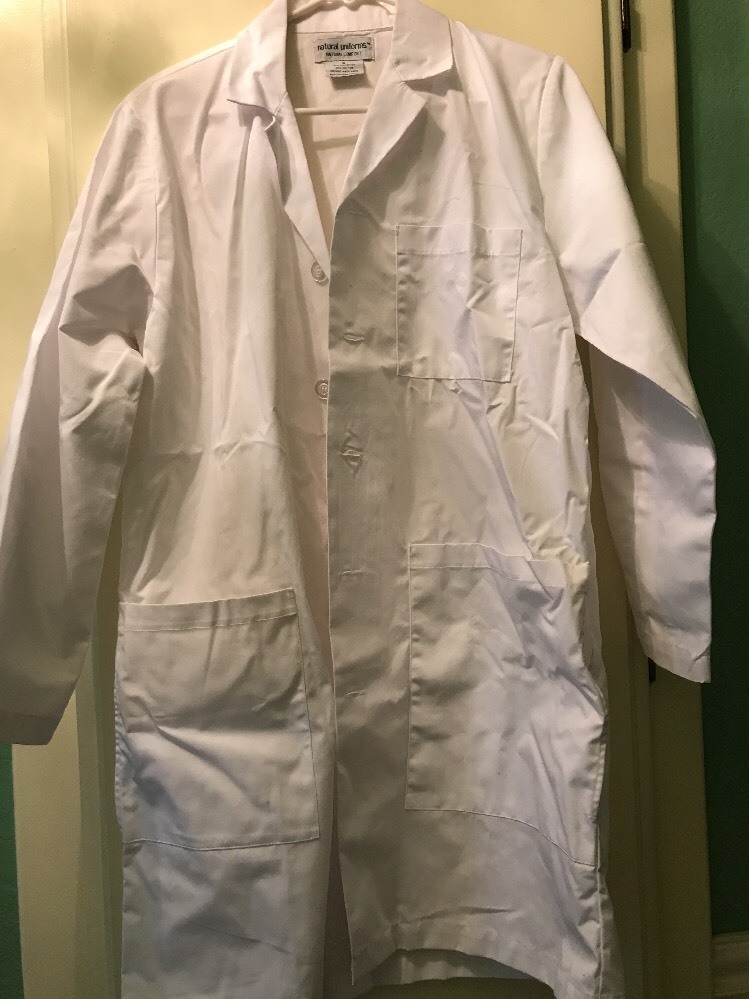 Natural Uniforms NATURAL LAB COATS Size Small