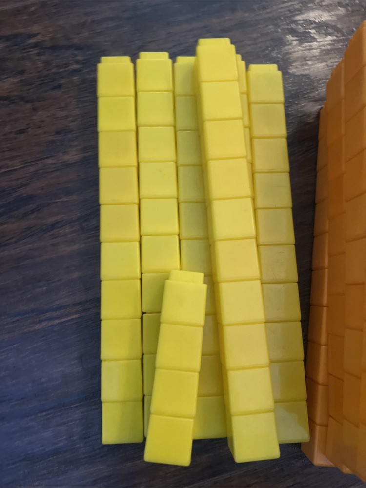 500 + Unifix Interlocking Counting Cubes Snap Blocks for Learning Math