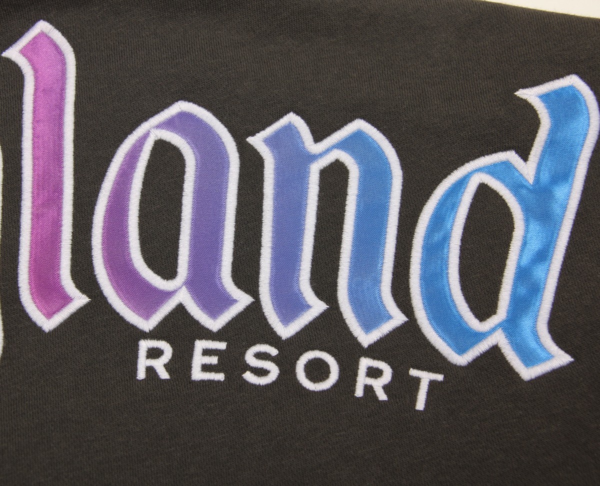 Disney Parks Disneyland 70th Anniversary Black Zip-Up Hoodie Size M