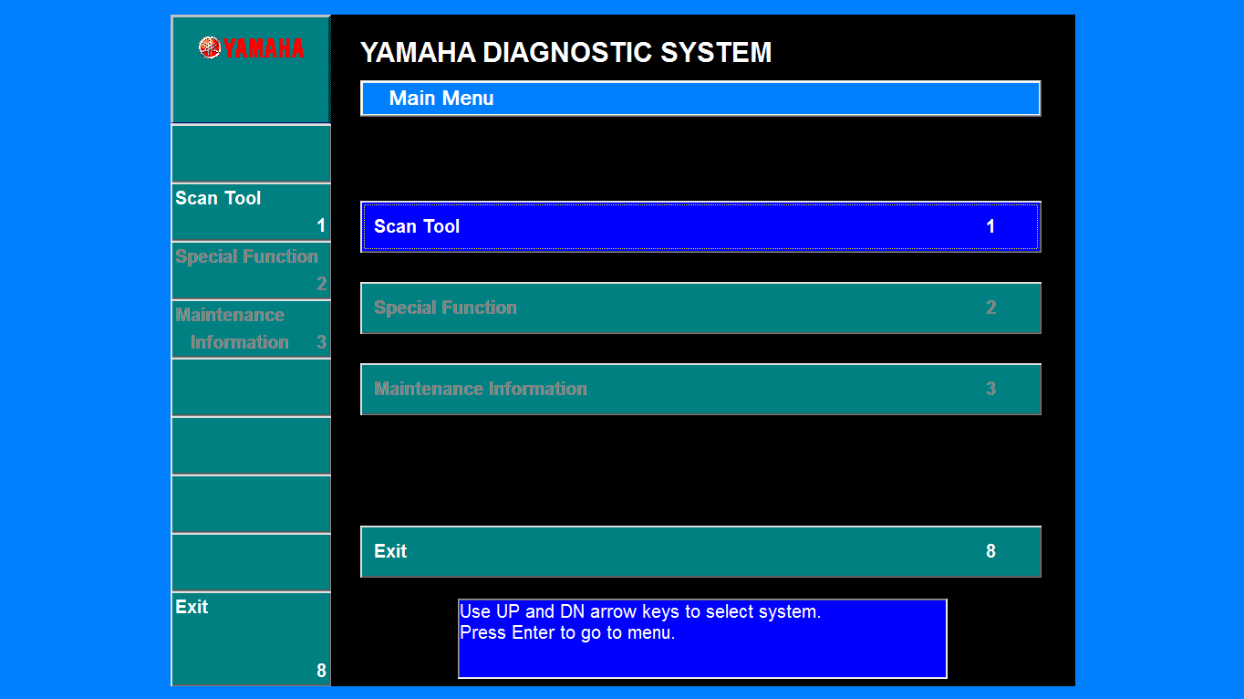 Diagnostic cable adapter scanner kit for Yamaha YDS Outboard WaveRunner Jet Boat