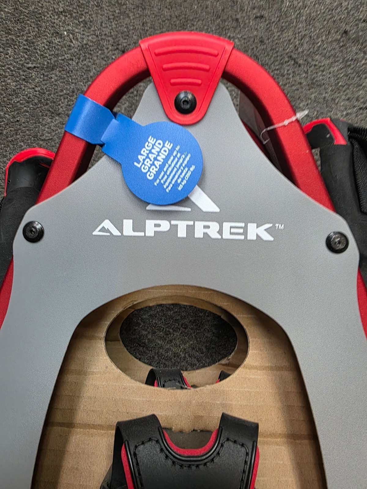 ALPTREK PRO 930 Snowshoes Complete Kit w/ Poles Bag 250lb Capacity Large 30"