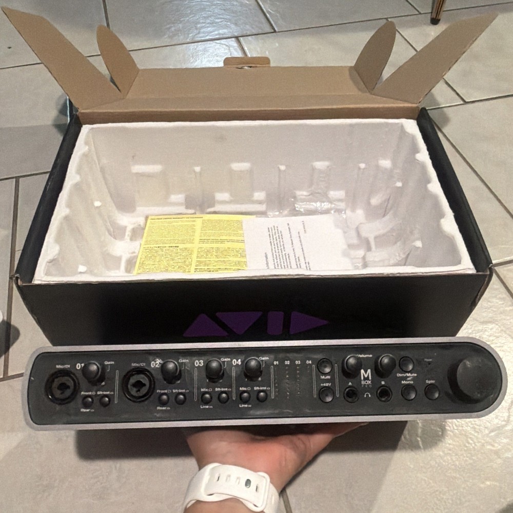 Avid Pro Tools + Mbox Pro 8x8 High-Resolution Audio Interface Studio Bundle