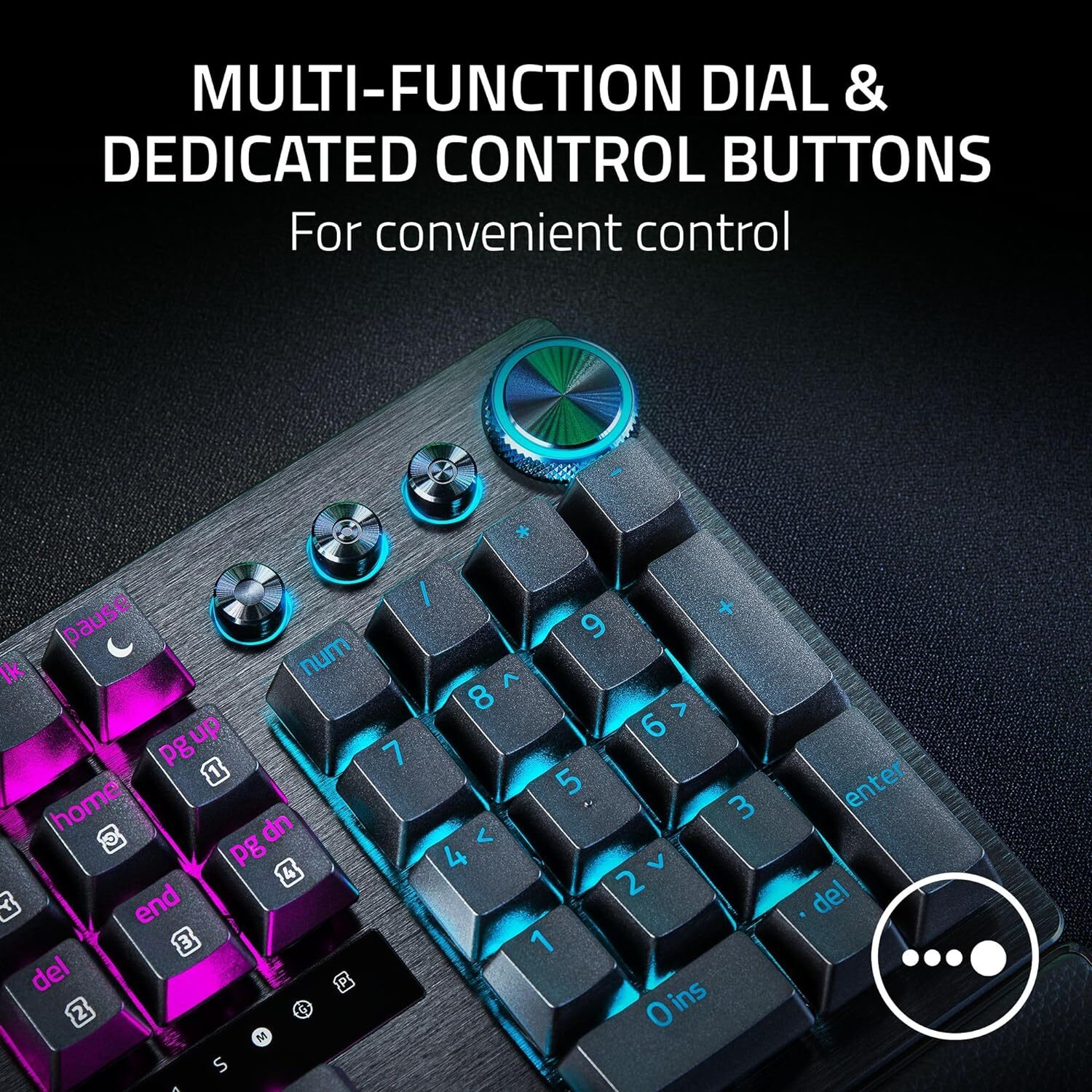 Razer Huntsman V3 Pro Wired Analog Optical Esports Keyboard Certified Refurb