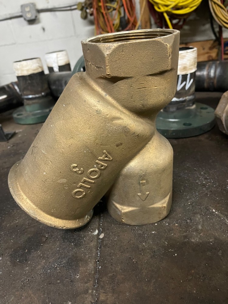 3" apollo y-strainer