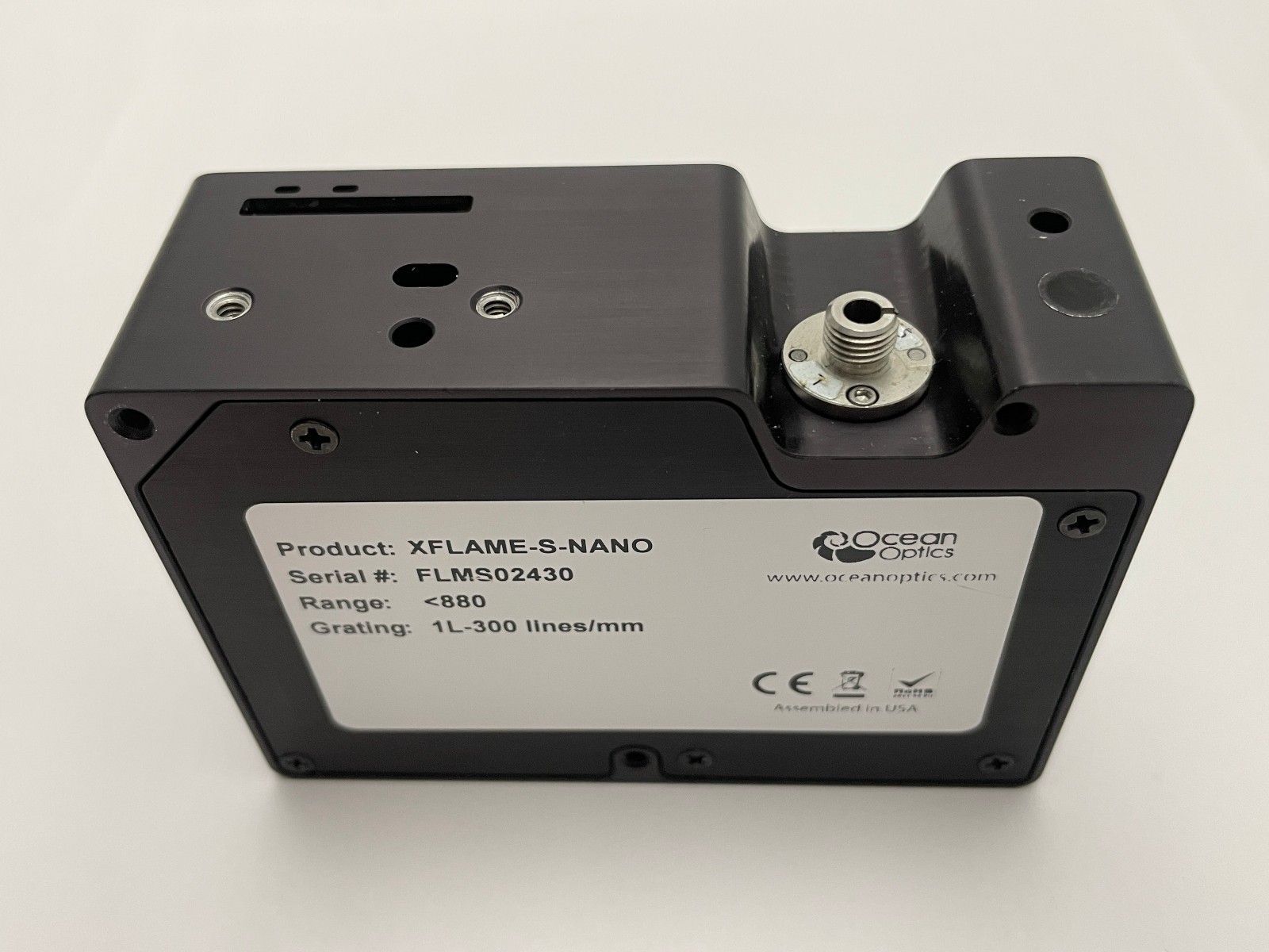 Ocean Insight Ocean Optics FLAME-S UV-VIS USB Spectrometer 187nm-879nm 25um Slit