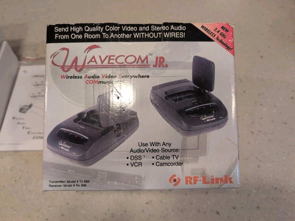 Wavecom Jr WCJ30-100 RF-Link Wireless Audio Video Everywhere Communicator NEW