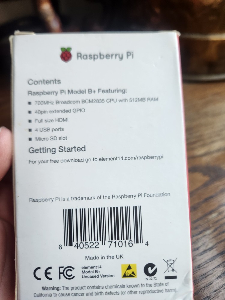Raspberry Pi Model B 512MB Ram