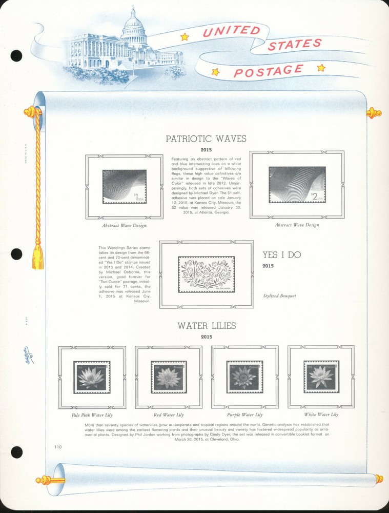 WHITE ACE 2015 US Regular Issue Singles Simplified Album Supplement USR-44
