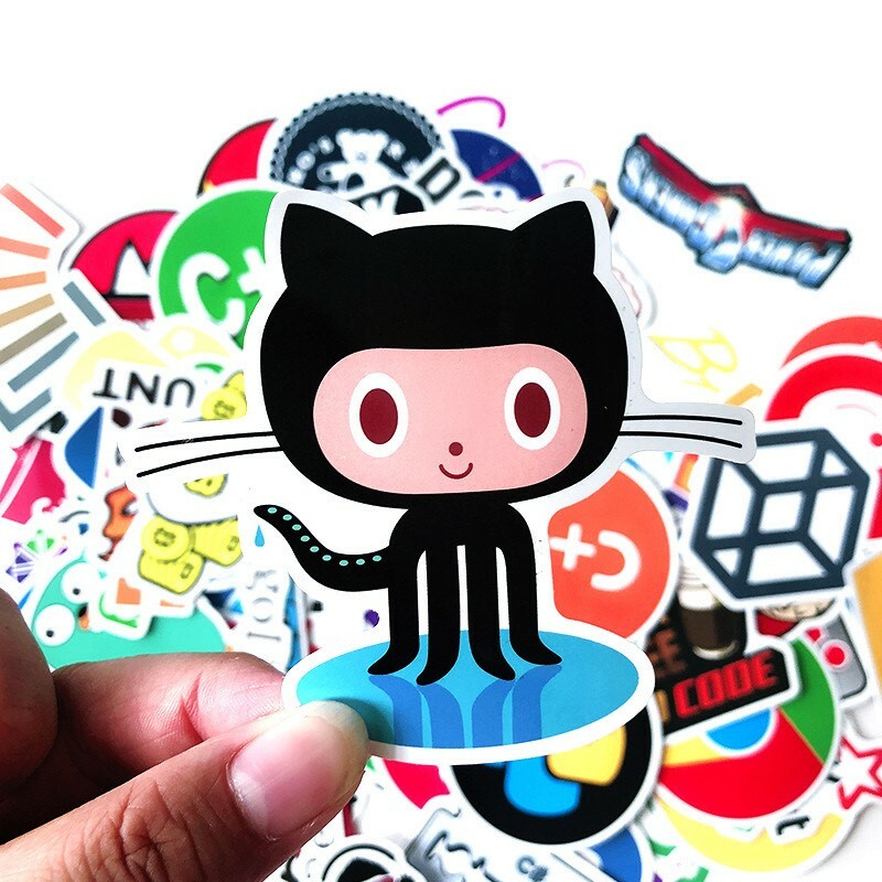 100 pcs Sticker Developer Programmer Hacker Programming Languages JAVA