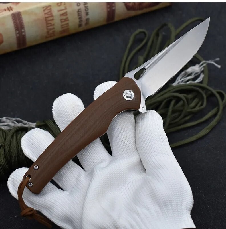 Foldable Hunting Knives Game Field Processing Skinning Bush Lock Blade Locking