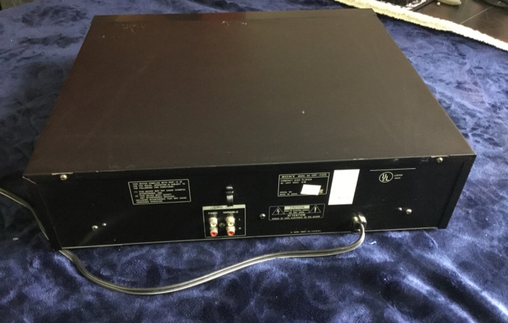 Sony Compact Disc Player CDP-C525 - 5-disc CD Changer, Working !