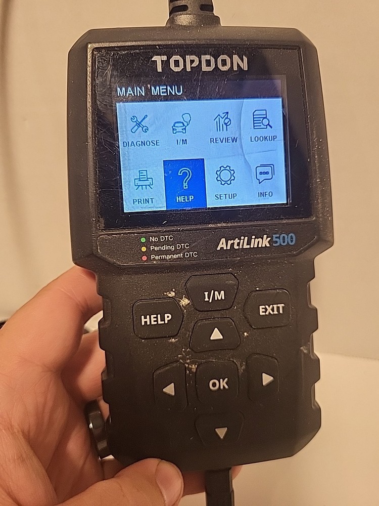 Code Reader, OBDII Modes & Data Graphing, Art Link 500 TOPDON AL500, Tested.