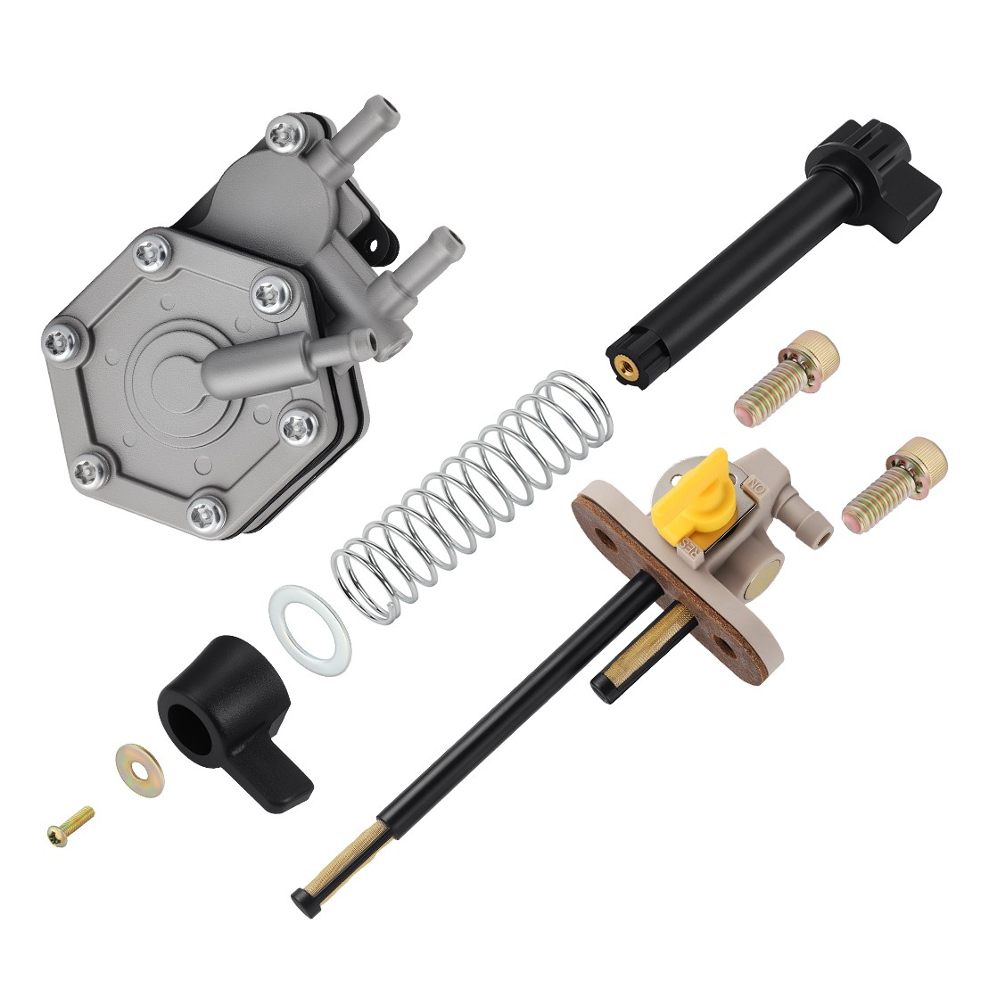 Fuel Pump & Fuel Valve Petcock For Polaris Magnum 425 95-98 Scrambler 500 97-01