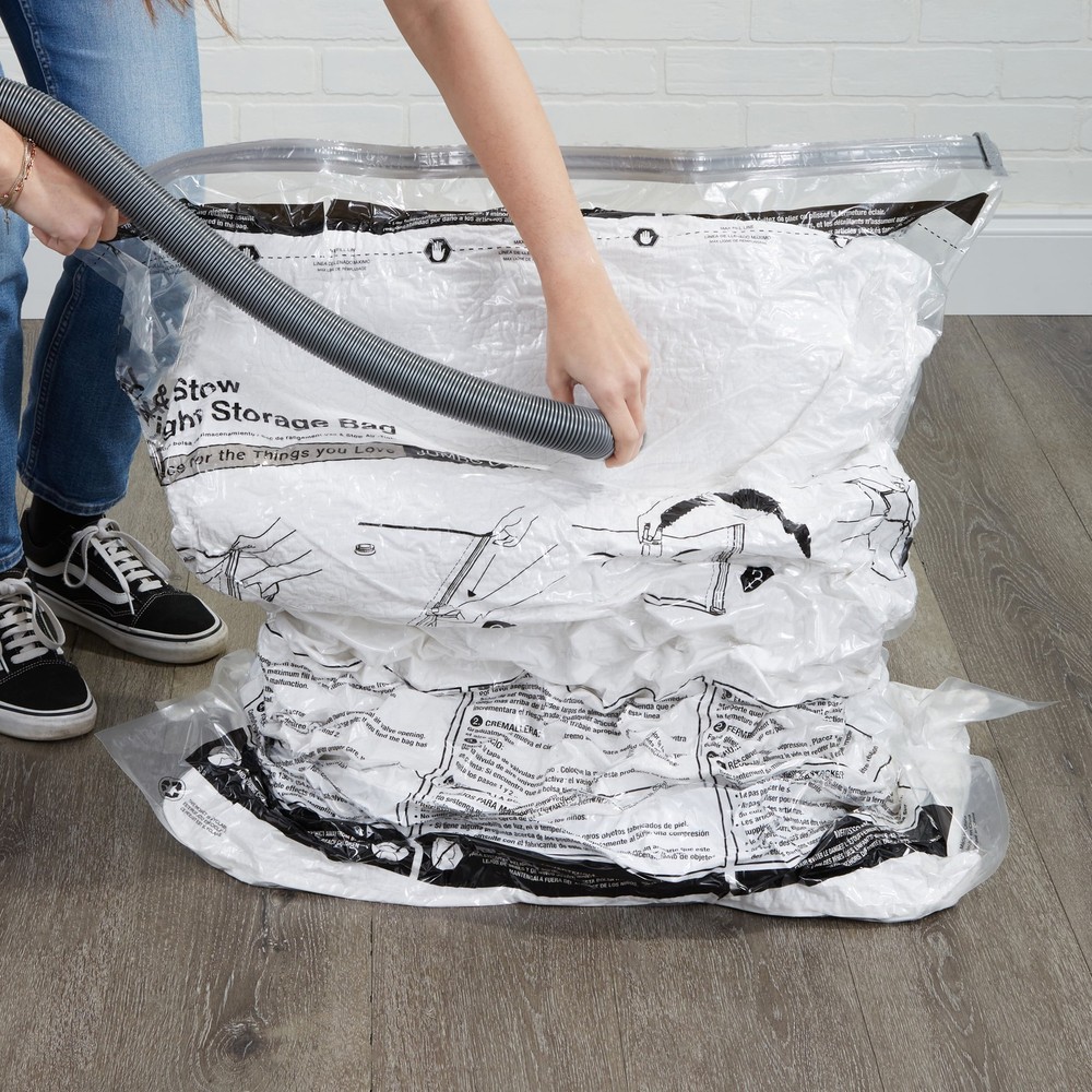 Jumbo Size Cubed Vacuum Storage Bag