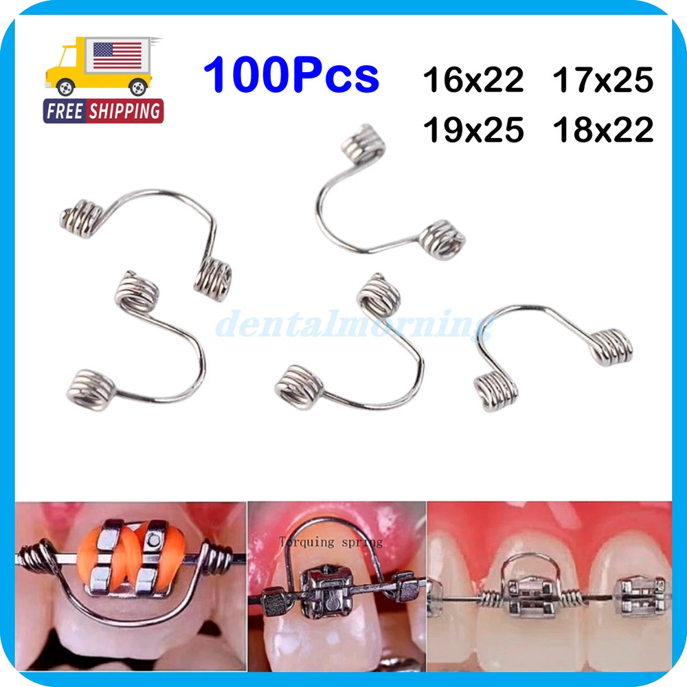 Dental Orthodontic Torquing Torque Spring Rectangular Anterior Teeth Wire SML