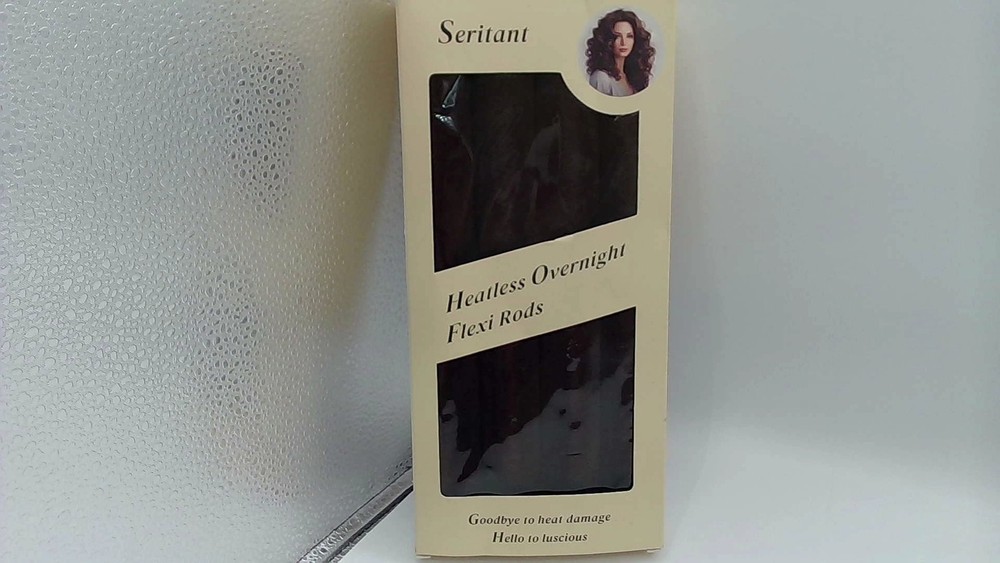 Seritant Heatless Curls Overnight Flexi Curlers Rollers Soft Rod Brown