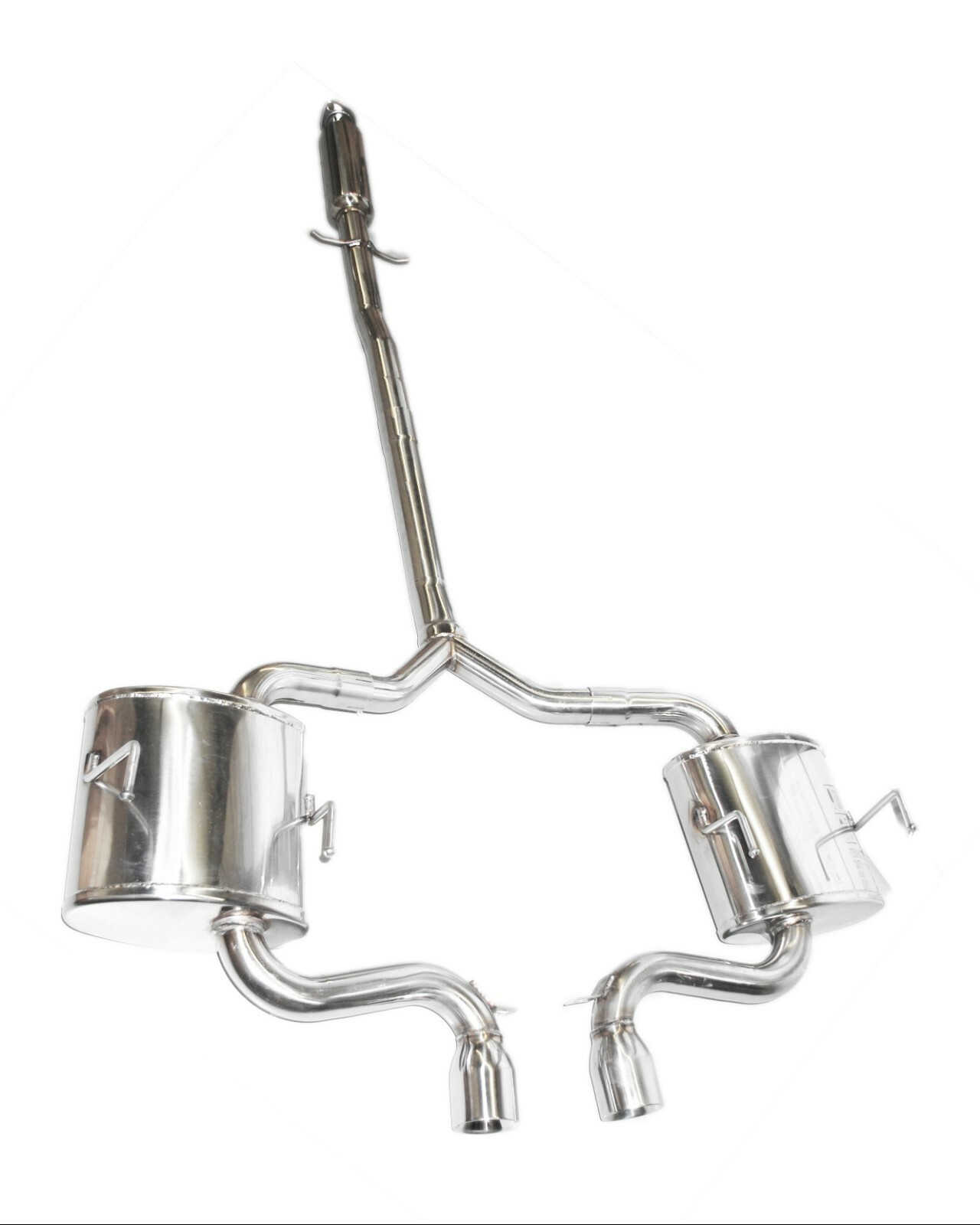 Dual 3" Tip Muffler Catback Exhaust System for 02-06 Mini Cooper S R50 R52 R53