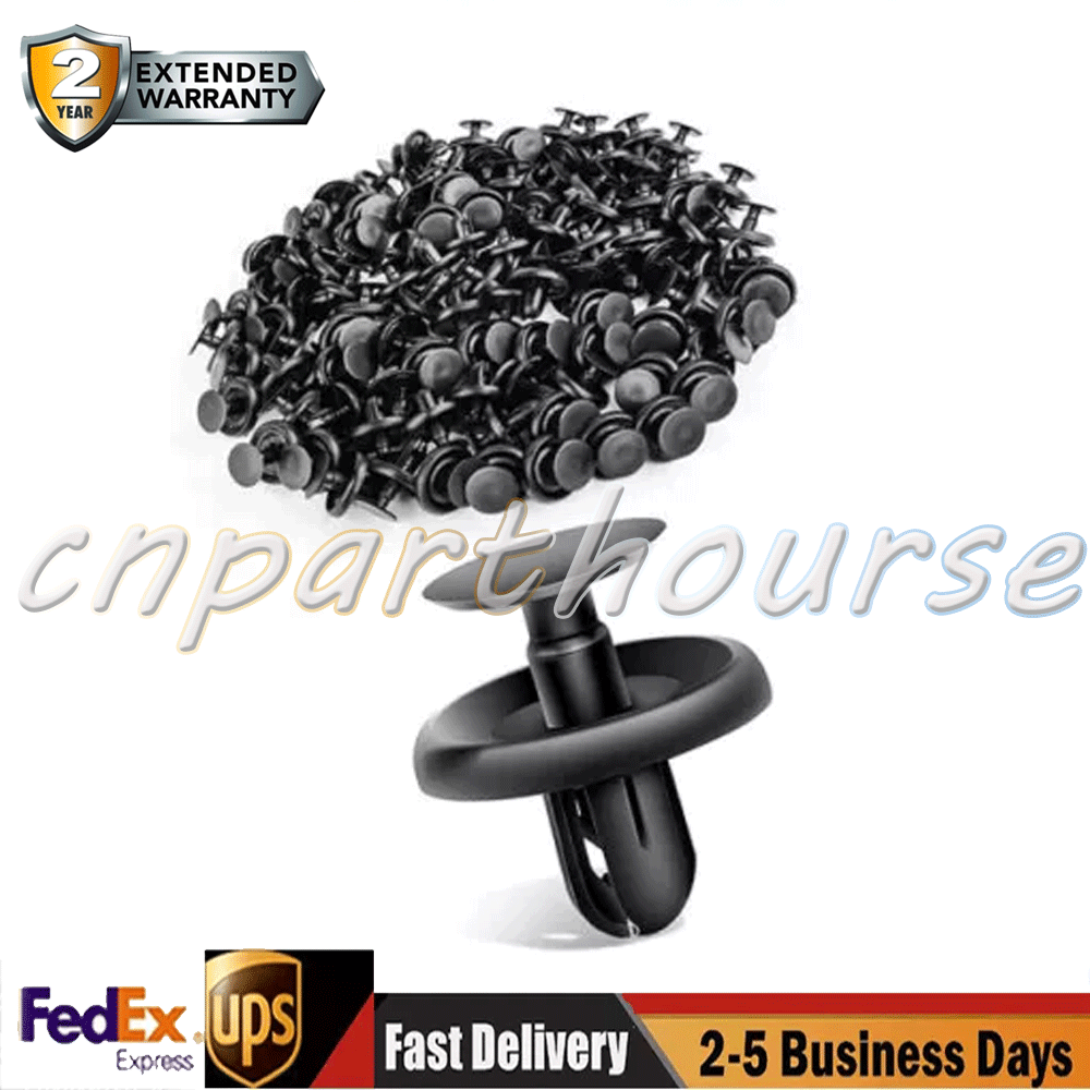 100 Pcs Retainer for Lexus Toyota Body, Splash Shield Clips 90467-07201 Replacem