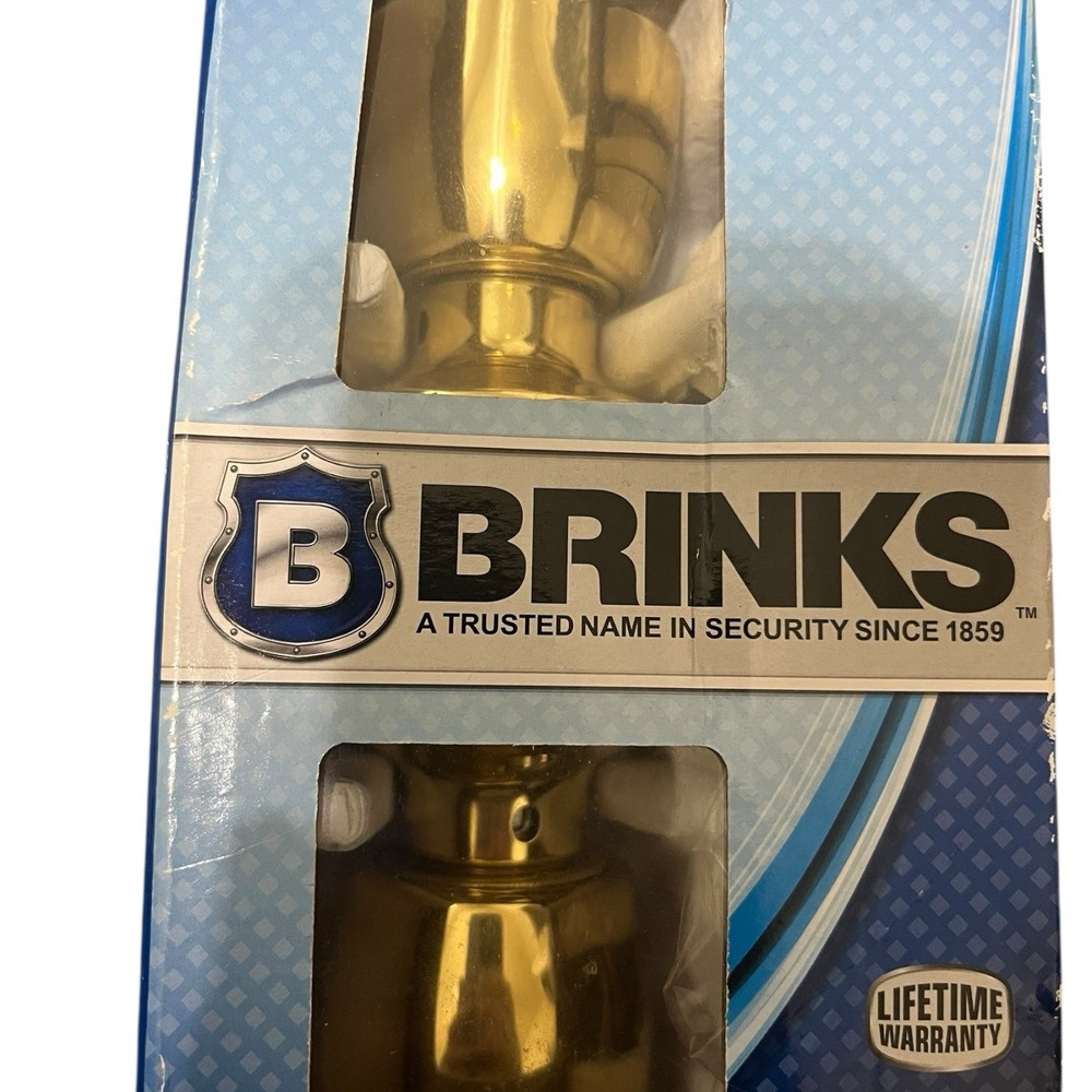 Brinks Mobile Home Keyed Entry Polished Brass