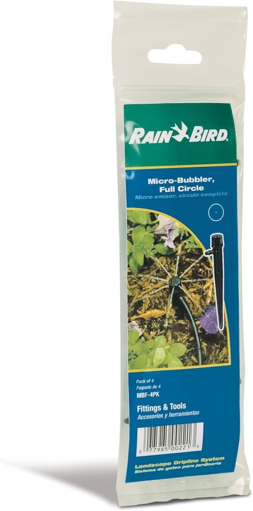 Efficient 360° Micro-Bubbler Drip Irrigation System – 4-Pack Adjustable Spray