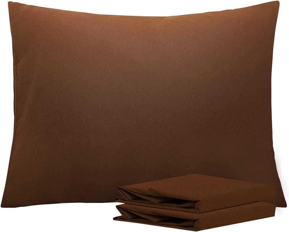 Queen Pillowcase Set 4 Pack Brushed Microfiber 20x30 Pillowcases Soft