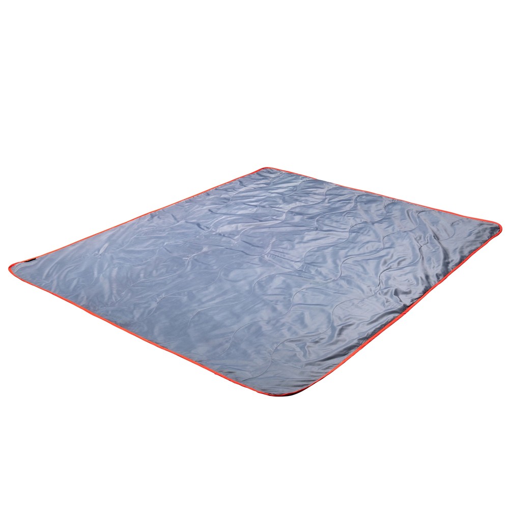 Ozark Trail Packable Blanket, Gray, 70" x 60", Lightweight with Stuff Sack